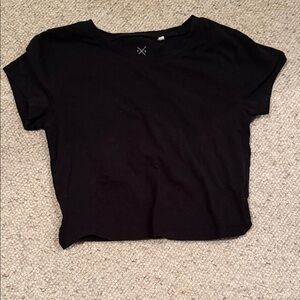 Pacsun Classic Black Women's crop Top